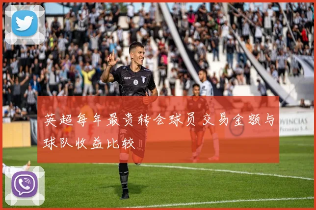 英超每年最贵转会球员交易金额与球队收益比较